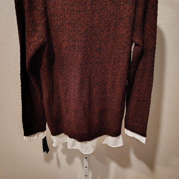 AB Studio Women's Layered Sweater Shirt Size XL NWT - Picture 11 of 12